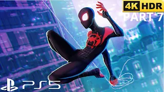 (PS5) SPIDERMAN MILES MORALES | GAMEPLAY | WALKTHROUGH | PART 7 | 4K 60FPS |