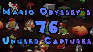 Mario Odyssey has 76 Unused Captures?!