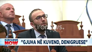 Gazmend Bardhi debate me Ermonela Felaj për gjuhën e përdorur në Kuvend