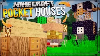 How To Make POCKET HOUSES In Minecraft! (Minecraft Only One Command)