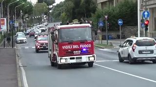 APS Iveco Magirus City2000100E21 I serie+CA/ESK Fiat Fullback Vigili Del Fuoco Imperia in sirena