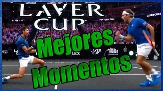 LAVER CUP 2018 Federer y Djokovic JUNTOS en DOBLES! - Mejores Momentos (Parte 2)