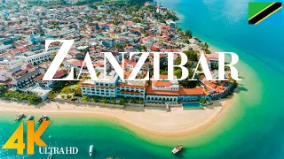 Zanzibar 4K drone view • Amazing Aerial View Of Zanzibar | Relaxation film with calming music