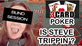 3 CARD POKER! BLIND SESSION FROM LAS VEGAS! Winning session! #POKER #CARDS