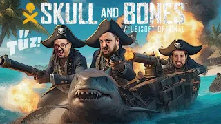 TŰZ! 💥Az Alföld-tenger kalózai 🏴‍☠️ | Skull and Bones 🏴‍☠️ TheVR & Nessaj Montázs