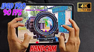 IPAD PRO 2021 | 4k + 90 FPS HANDCAM GAMEPLAY with MAXED 6 Finger Gyro Controls | PUBG MOBILE