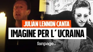 Il figlio di John Lennon, Julian, ha cantato Imagine per la campagna Stand Up for Ukraine