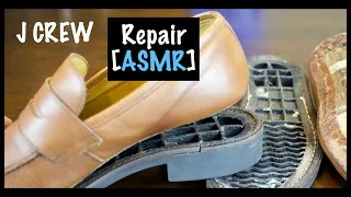 ASMR | J Crew Penny Loafer Repair