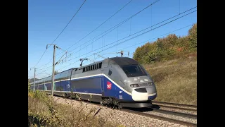 High speed train TGV, InOui, Ouigo in France