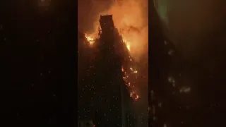 Huge fire breaks out in Hong Kong