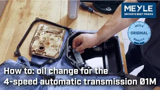 How to: oil change for the 4-speed automatic transmission AG4 - 01M