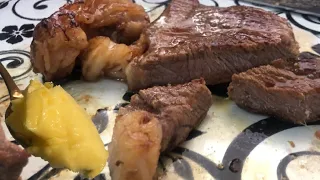 BARBECUE IN BUTTER IN FRYING PAN