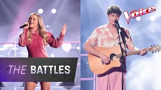 The Battles: Matt Evans v Janie Gordon 'Lover’ | The Voice Australia 2020