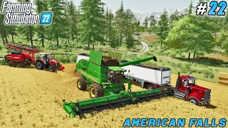 Transporting Silage, Harvesting Corn and Barley | American Falls Farm | Farming simulator 22 | #22
