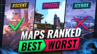 Ranking EVERY MAP From BEST To WORST - Valorant Map Tier List