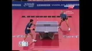 ME w Tenisie stołowym Aarhus 2005 Jean Michel Saive vs Alexei Smirnov 1/4 Finału