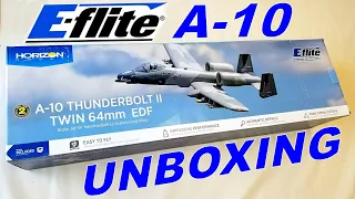 Eflite A-10 THUNDERBOLT II 64mm Twin 100mph+ EDF Jet Unboxing By:RCINFORMER