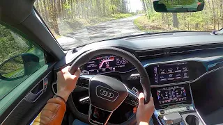 2024 Audi RS6 Avant Performance - POV Test Drive (Binaural Audio)