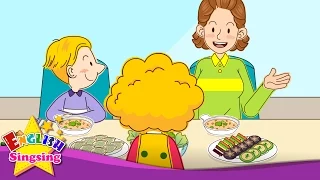 [Invitation] Help yourself. May I have some more? (At the table) - Easy Dialogue for Kids