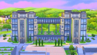 🎓 Foxbury Towers | NoCC | The Sims 4 | Discover University | Stop Motion