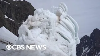 Group of scientists work to create artificial glaciers