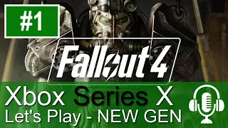 Fallout 4 New Gen Upgrade Xbox Series X Gameplay (Let's Play #1)