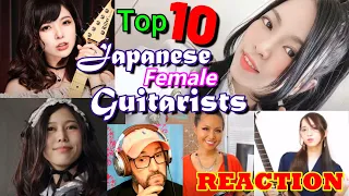 Reacting to JP TOP 10 FEMALE Japanese FEMALE Guitarists!