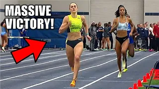 Abby Steiner Just Brought The SMOKE! || 2023 Rod McCravy Track & Field Invite