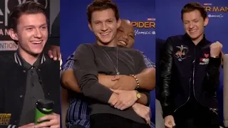 Tom Holland Funny & Cute Interview Moments