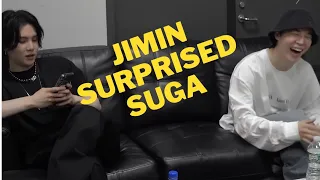 Jimin surprised Suga Full Video || Yoonmin New Moments #yoonmin