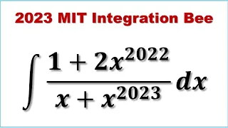 Integral from 2023 MIT Integration Bee