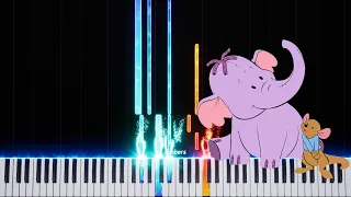 🦘 Shoulder To Shoulder 🐘 - Pooh's Heffalump Movie - Piano