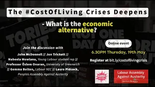 #CostofLivingCrisis deepens - What is the economic alternative?