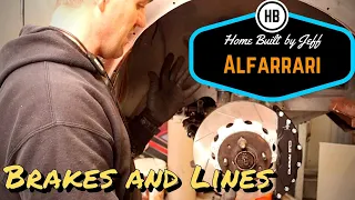 Brakes and lines - Ferrari engined Alfa 105 Alfarrari build part 91