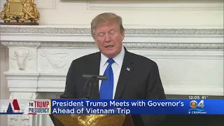 Trump Meets With Governors Ahead Of Vietnam Trip