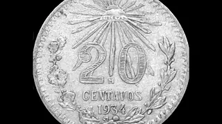 ((( 20 CENTAVOS PLATA 1934 )))  *** CON SU PRECIO APROXIMADO ***