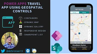 Power Apps Travel App Using Geospatial Controls