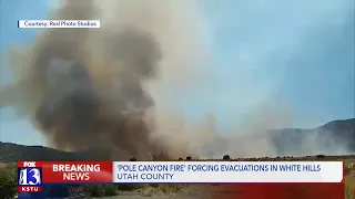 'Pole Canyon Fire' forces evacuation in Utah Co.