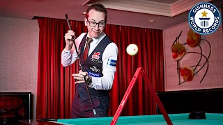 Most pool trick shots in 24 hours - Guinness World Records