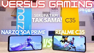 SENGIT! VERSUS GAMING Realme C35 vs Realme Narzo 50A Prime Indonesia, Serupa Tapi TAK SAMA!