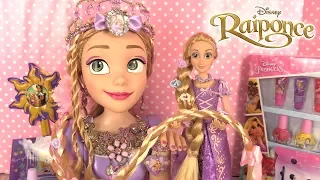 Raiponce Tête à Coiffer Accessoires de Princesse ♥︎ Rapunzel Deluxe Styling Head