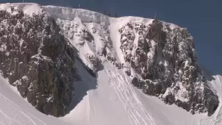 Squaw Valley chimney-lighttowers flyby