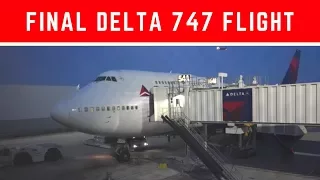 The Final Domestic Delta 747 Flight