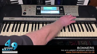 Yamaha PSR-740 Keyboard - Tutorial Part 1/2