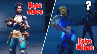 I Pretended to be Boss Midas at The Authority in Fortnite!