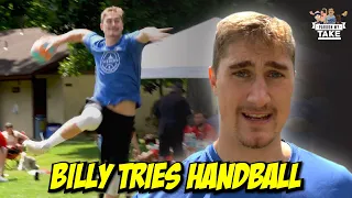 Billy Football Tries Handball to See How Hard it REALLY is