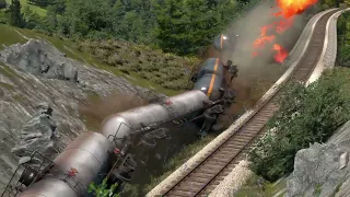 Derail Valley Crash Compilation 2 (300 subs Special!!!)