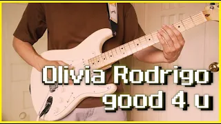 Olivia Rodrigo - good 4 u guitar cover + solo (기타커버) Full