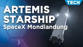 Das Artemis 3 Starship Alles was du über die SpaceX Mondlandung am Südpol wissen musst