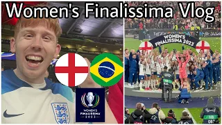 ENGLAND LIONESSES WIN THE FINALISSIMA AFTER BEATING BRAZIL ON PENALTIES!! | Women’s Finalissima Vlog